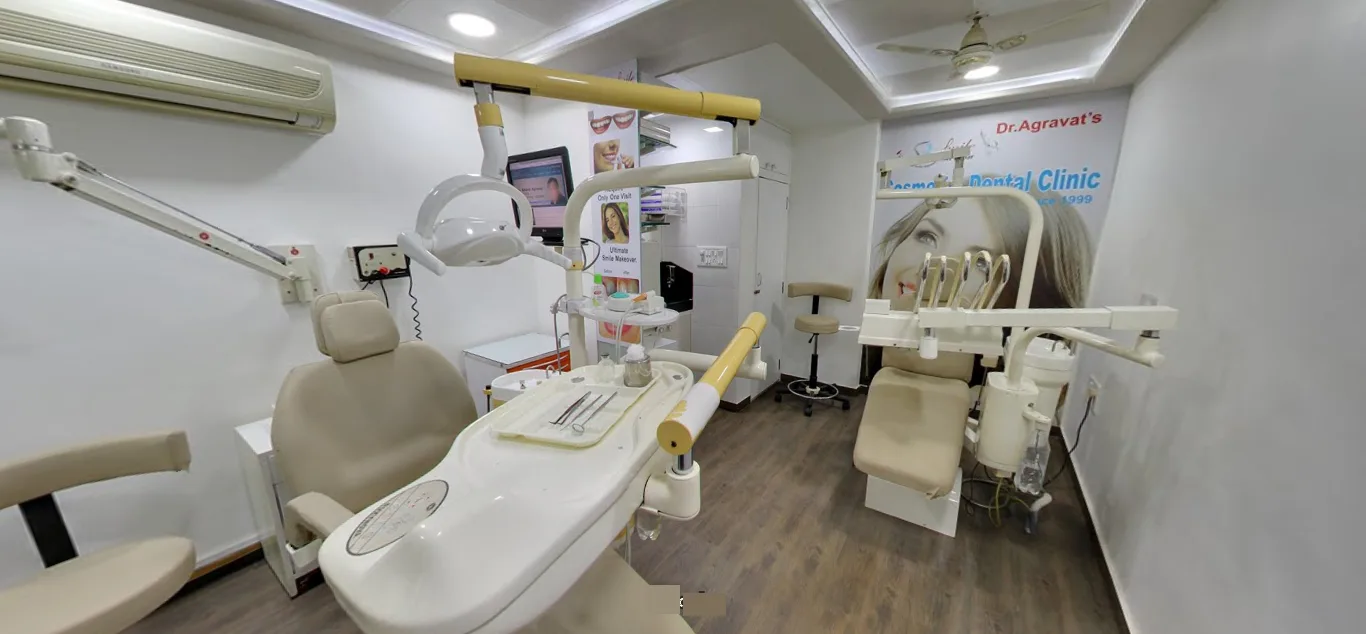 Treatment room at Dr Agravat Dental Clinic, Ahmedabad