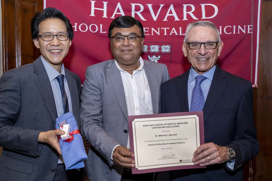 Dr Bharat Agravat at Harvard School of Dental Medicine